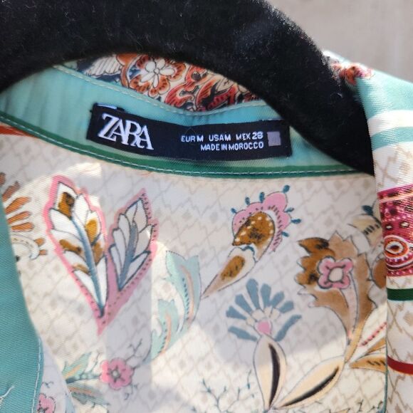 Zara printed shirt dress - Picture 5 of 5